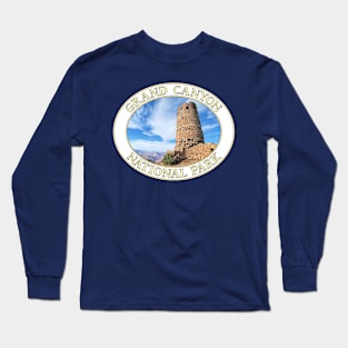 Desert View Watchtower at Grand Canyon National Park in Arizona Long Sleeve T-Shirt